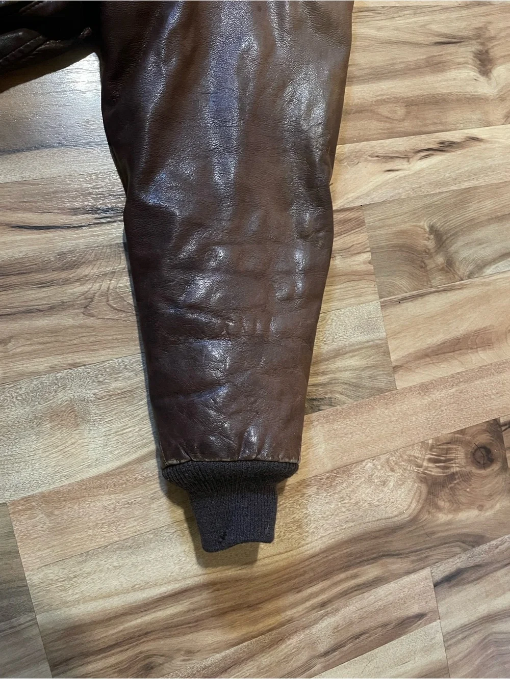 Vintage 80s Banana Republic A-2 Leather Jacket One Harrison St San Francisco 38